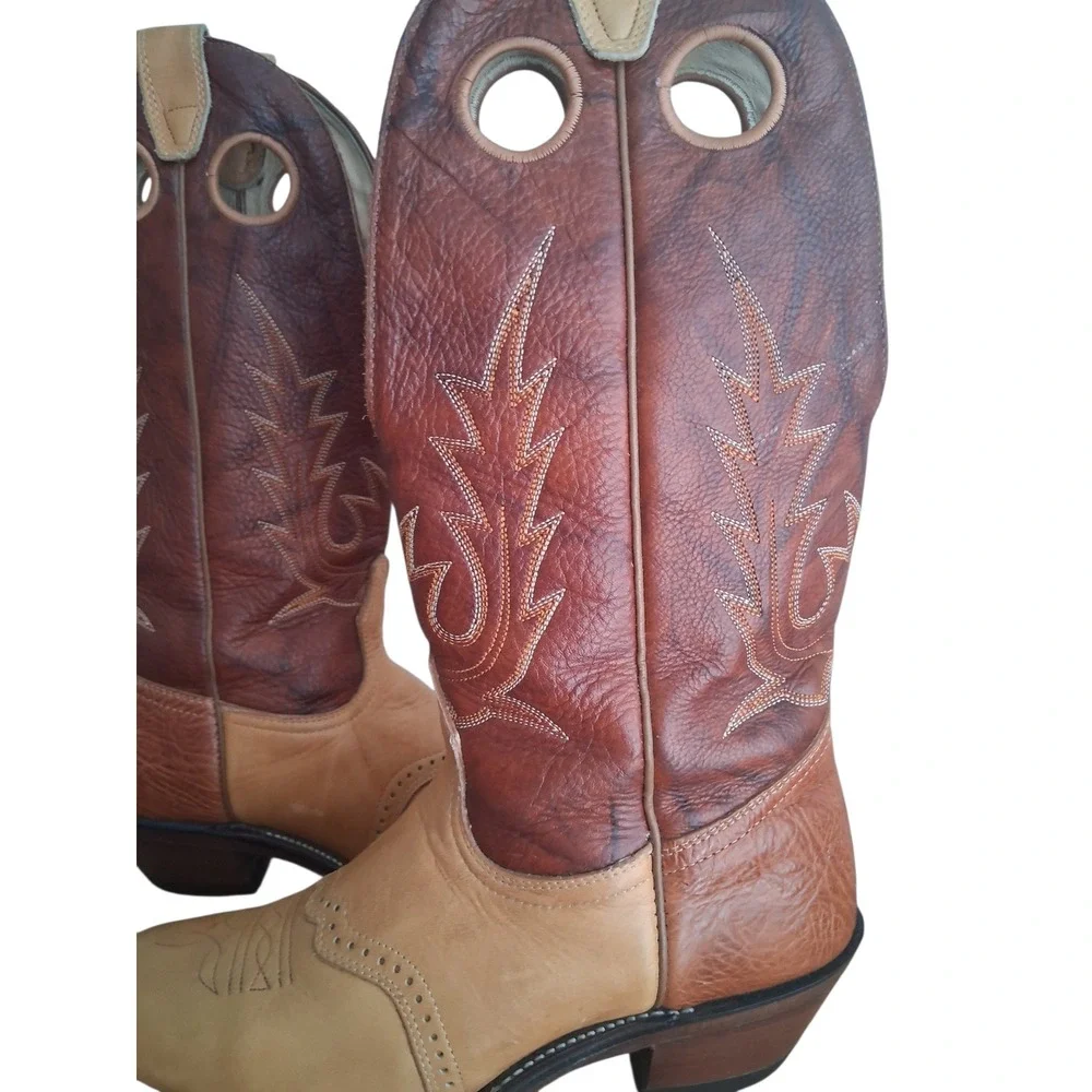 Boulet Canada Mens size‎ 9 Western Leather Cowboy Country Farm Barn Rodeo Boots
